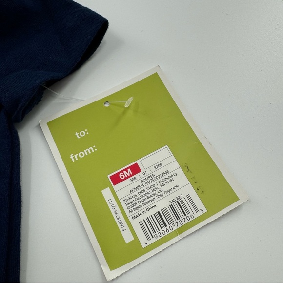 Circo Navy Blue Baby Romper – 6M, “Dog Gone Adorable” - Picture 3 of 4